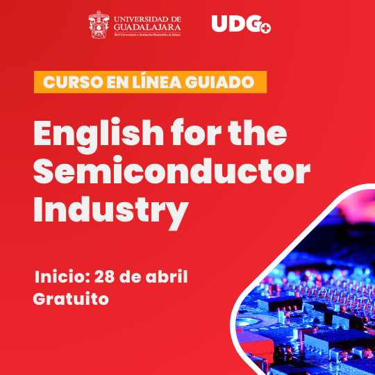 UDGPlus's tweet photo. ¿Estudias alguna ingeniería o disciplina relacionada con la industria de los semiconductores en la @udg_oficial ? ¡Este curso es para ti!
🔹 English for the Semiconductor Industry
🔹 Curso gratuito

🗓️ Regístrate antes del 25 de abril https://t.co/4KTUHnTld0 https://t.co/0vhGLKu3Ho
