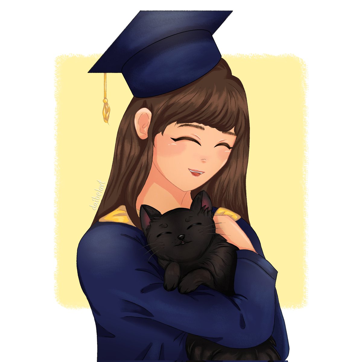 daibelart's tweet photo. Para una amiga que admiro profundamente (gracias por inspirarme).
El final de una etapa y el inicio de otra.
Te quiero, A.
🎓✨🐈‍⬛
.
.
.
.
#art #illustration #artist #artwork #drawing #digitalart #artoftheday #dibujo #draw #ibispaintx #cat https://t.co/Eykm9fG0yj