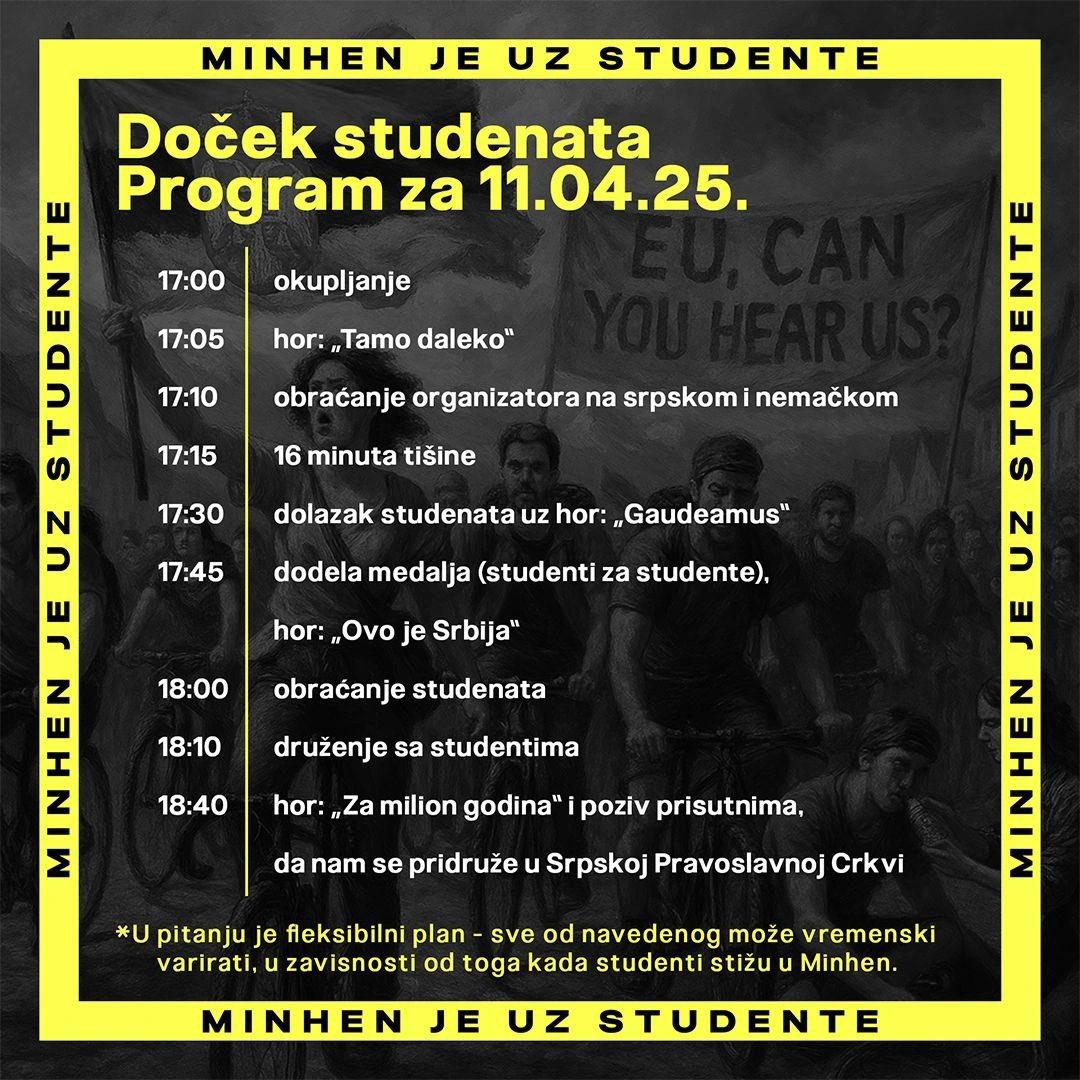 Minhen sutra PUMPA ❣️
❤️💙🤍
Stižu naši junaci ❣️