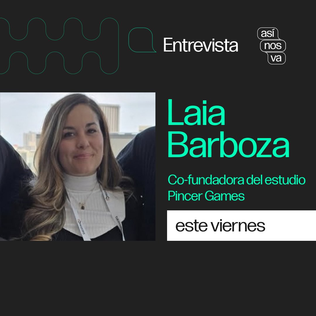 📌Este viernes en #AsíNosVa:

Entrevista a Laia Braboza (<a href="/Laiabee/">Laia Bee (ⓛ ω ⓛ)</a>), co-fundadora del estudio <a href="/PincerGames/">PincerGames</a>