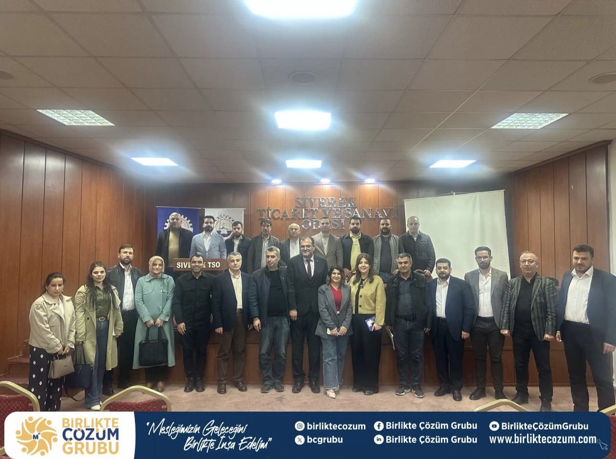 Siverek ilçemizdeki meslektaşlarımıza misafirperverliklerinden dolayı teşekkür ederiz…
#birlikteçözeceğiz