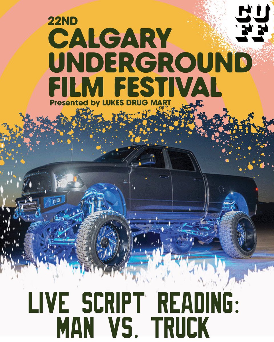 Calgary Society of Independent Filmmakers (@csif) on Twitter photo Another free event we’re the community partner for is the live script reading of Ted Stenson’s screenplay MAN VS. TRUCK happening during <a href="/CUFF/">Calgary Underground Film</a>
Find out more info and RSVP here: calgaryundergroundfilm.org/2025/live-scri… Another free event we’re the community partner for is the live script reading of Ted Stenson’s screenplay MAN VS. TRUCK happening during <a href="/CUFF/">Calgary Underground Film</a>
Find out more info and RSVP here: calgaryundergroundfilm.org/2025/live-scri…