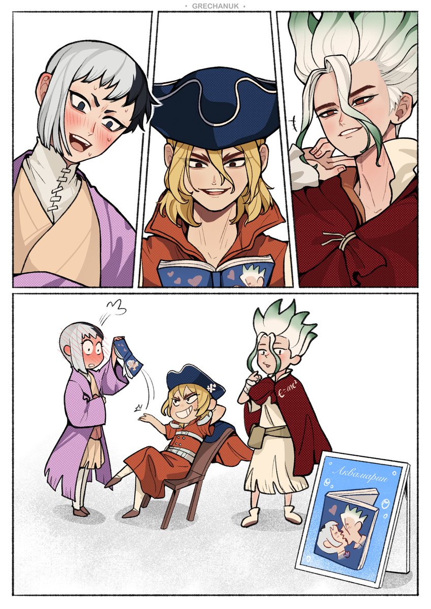 BabkaGrecha's tweet photo. #drstone #fanart #SenGen https://t.co/nYr7XtGH7u