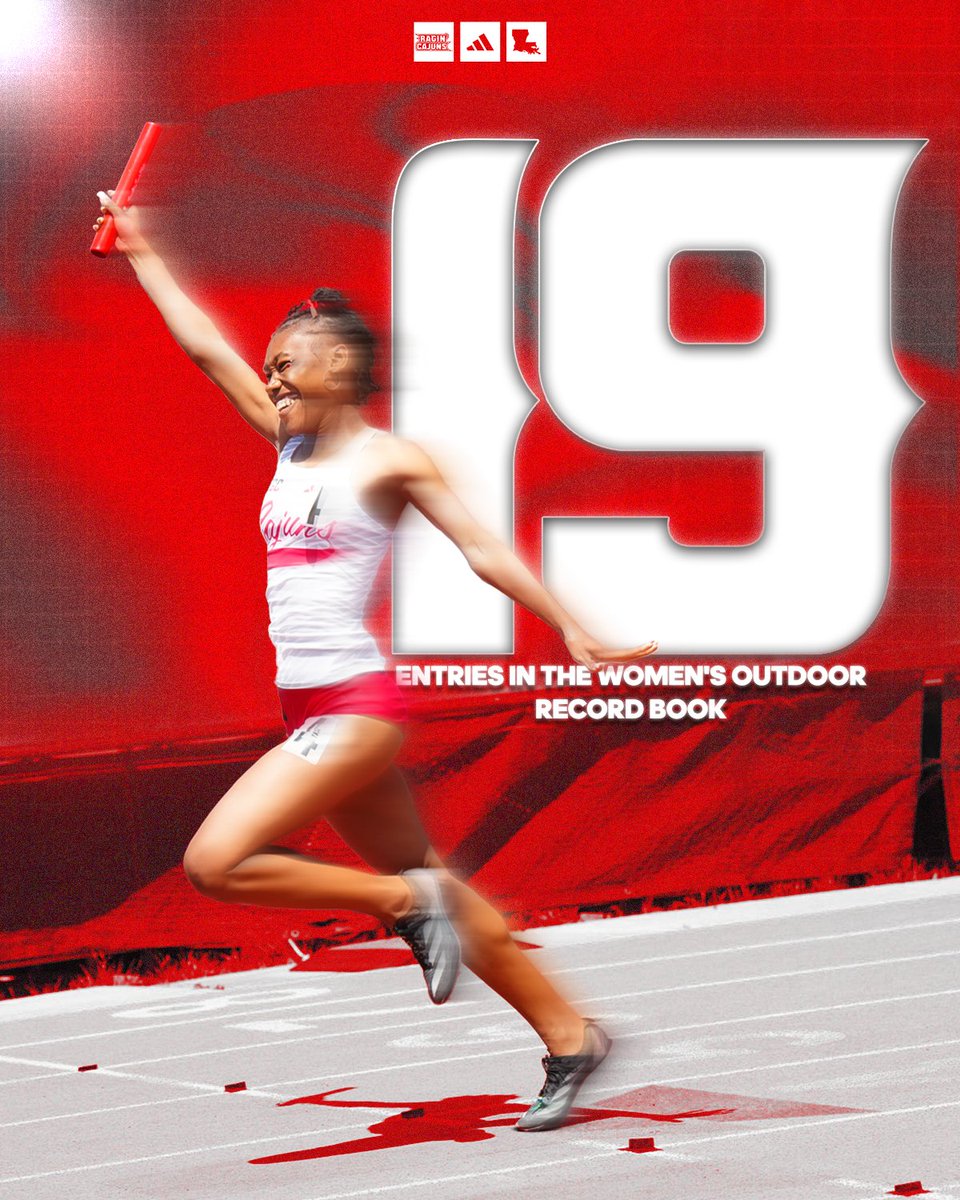 That's a lot of new ink in the record book 👀

What new entries will we see this weekend?

#GeauxCajuns