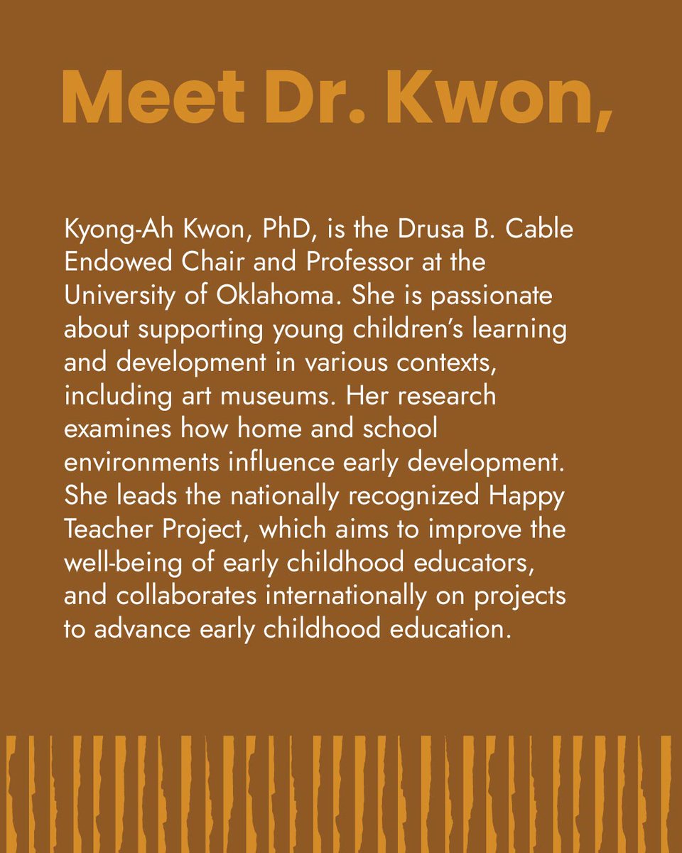The Early Childhood Education Fellow at CSM explores how museums can support young learners through innovative programs. Meet the 2025 Early Childhood Education Fellow, Dr. Kyong-Ah Kwon! 

#CSMFellowship2025 #EarlyChildhoodEd #Earlyeducation #EducationFellow