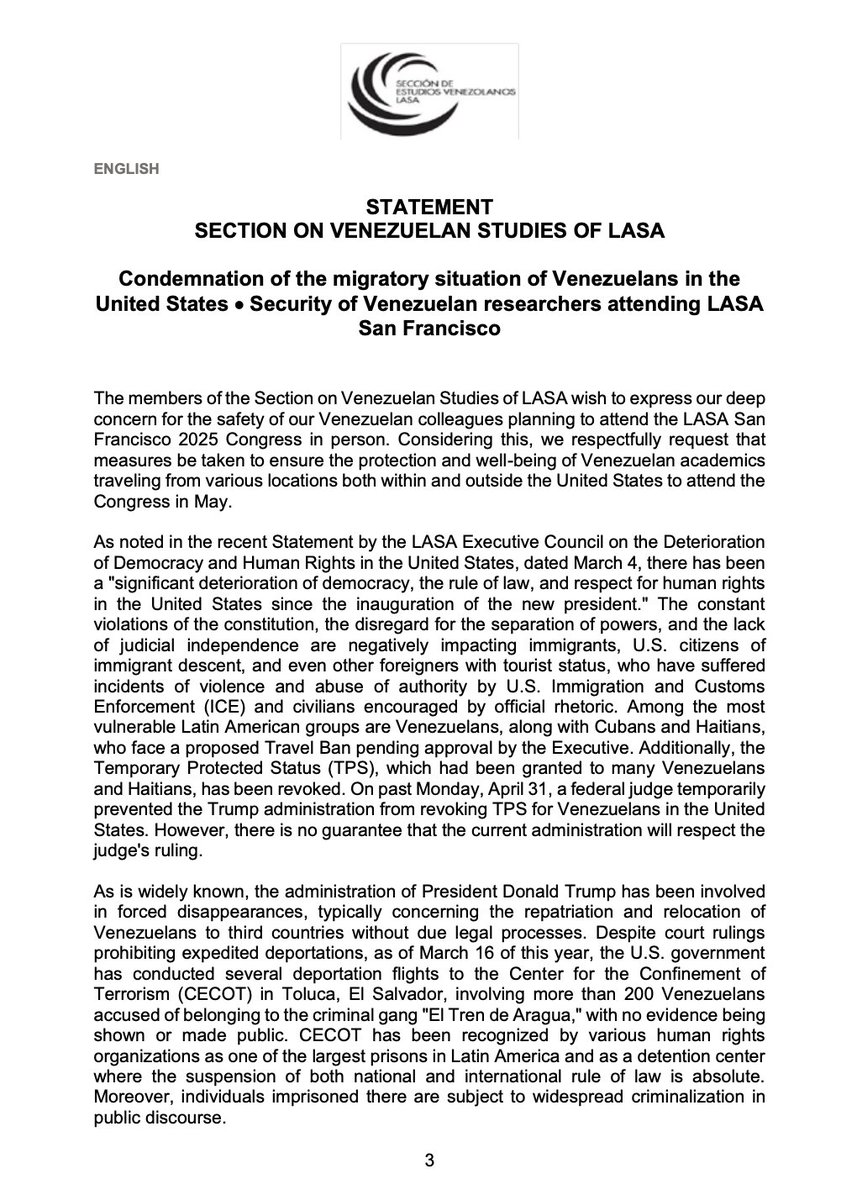 LASA VENEZUELA tweet media