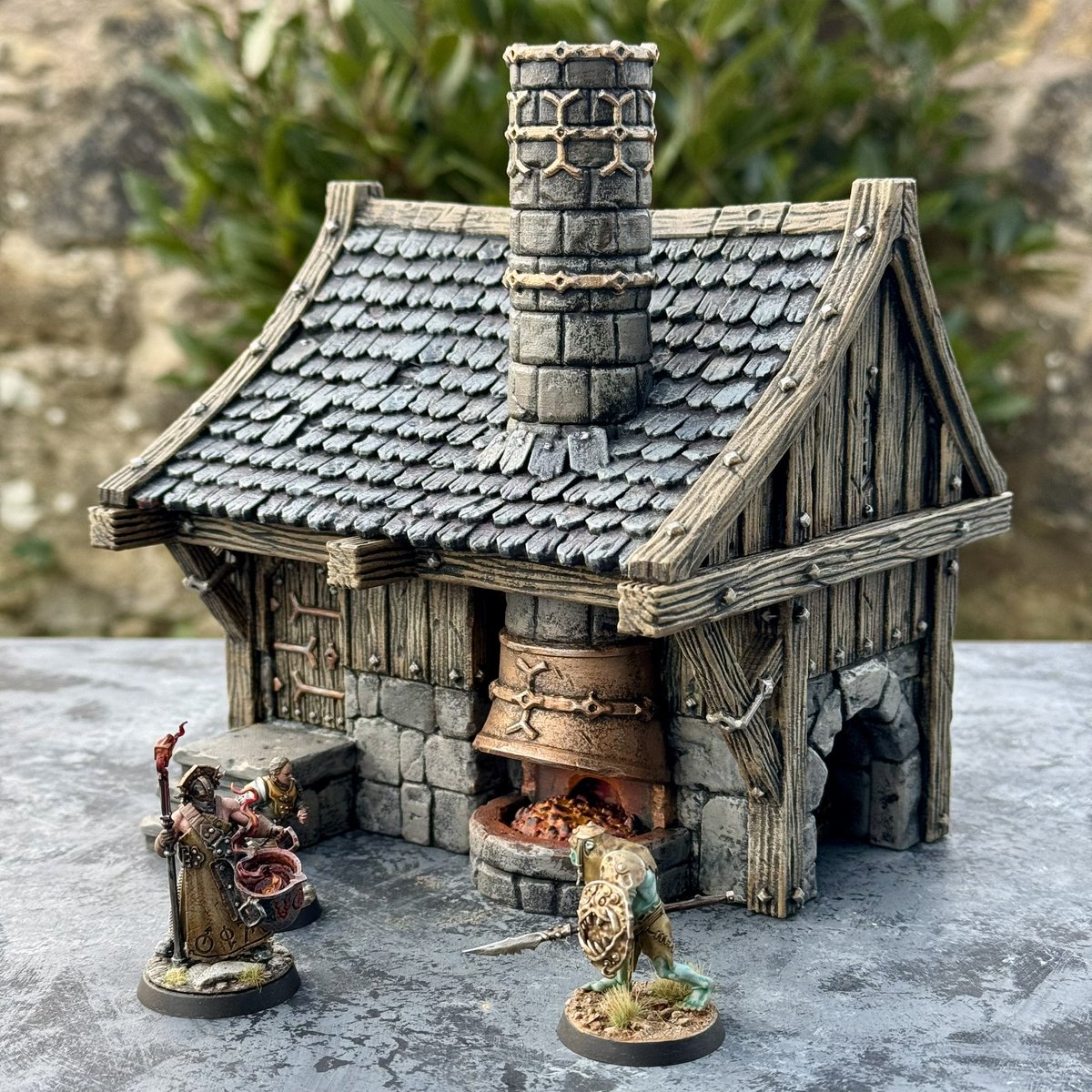 The Forge is the last (for now) of the Jagerholm buildings - we’re extending the sale period through the weekend, and Kickstarter backers will get the files very, very soon! darkfantasticmills.com/Jagerholm-c165…