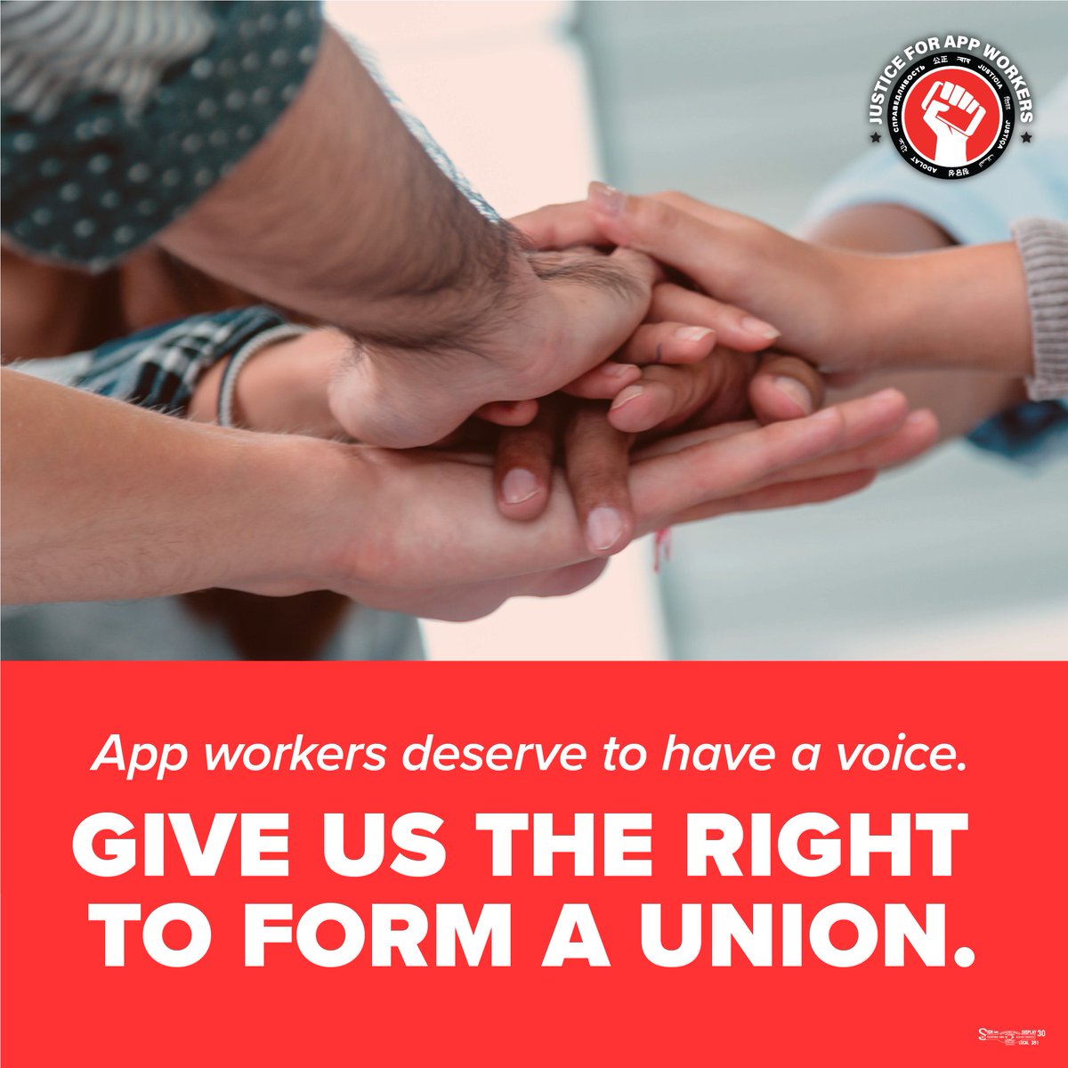 Delivery workers and rideshare drivers deserve the most fundamental right: the opportunity to collectively bargain over wages, benefits, and working conditions.

Follow us to join the fight ✊✊✊