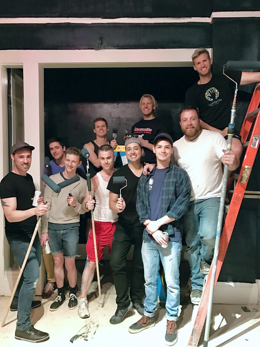 TheAcademy_SF's tweet photo. Some spaces are built with bricks, but ours was built with love (and a whole lot of paint)!💜Throwing it back to April 10, 2017, when friends &amp; volunteers helped transform The Academy SF into the place we know and love today. #TBT #TheAcademySF #lgbtqiasocialclub #sfeventspace https://t.co/zDYwRiyxGK