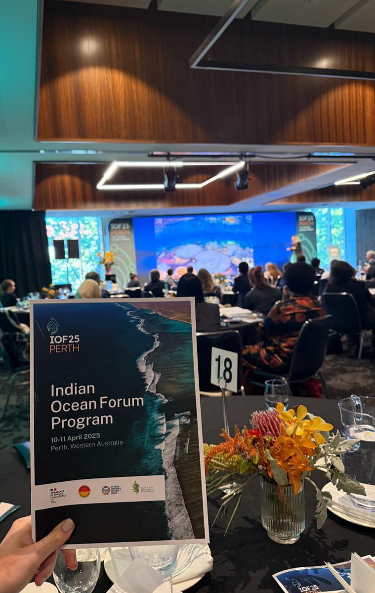 FranceAustralia's tweet photo. The Indian Ocean Forum officially kicked off today co-organized with @minderoo — the journey toward #UNOC3 in Nice has begun. French President @EmmanuelMacron and Minister Delegate @TMohamedSoilihi opened this first day with an inspiring speeches.
#IOF25 #UNOC3 https://t.co/ayxKtP11kC