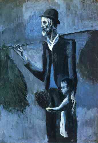 pablocubist's tweet photo. Seller of gul, 1902 #artbots #picasso https://t.co/bBsRSQbhRb