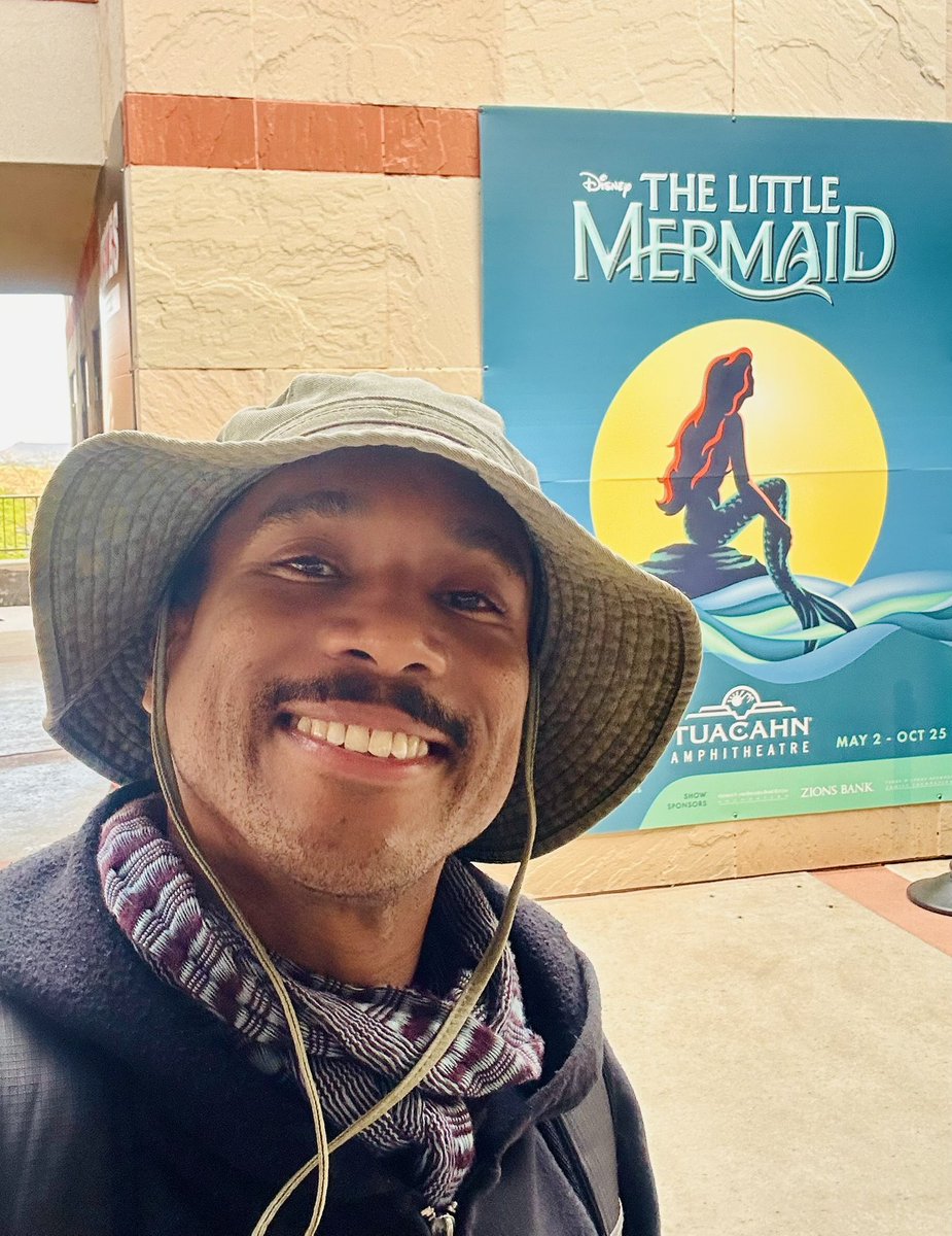 Celebrating getting to revisit one of my favorite roles, 6yrs later…
We started staging “Under the Sea” today, and all I wanna know is, who pullin’ up to Tuacahn? Last time I did it in Alaska, so I couldn’t blame y’all; I ain’t even gon’ hold you. But Utah ain’t that far.