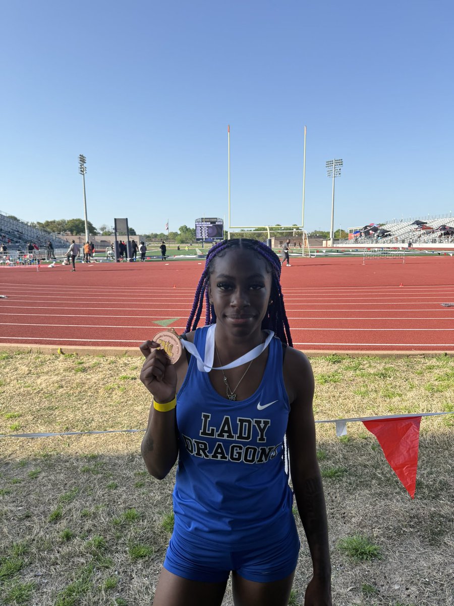 Congratulations to Miracle Giddens! 
She took home 3nd today with a time of 12.42 in the 100 MD  solidifying her spot as a Regional Qualifier! 

PTP