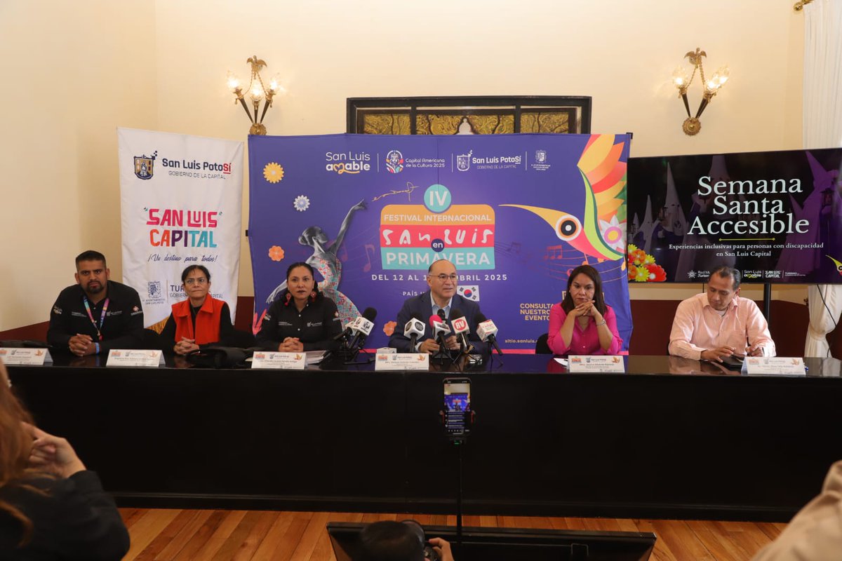 🎺🕊️ El alcalde <a href="/EF_Galindo/">Enrique Galindo C</a> anunció más de 120 actividades accesibles para personas con discapacidad durante #SemanaSanta. 

Además de espacios exclusivos en conciertos, chalecos sensoriales, intérpretes y guías en Lengua de Señas Mexicana, audiodescripción en tiempo real,
