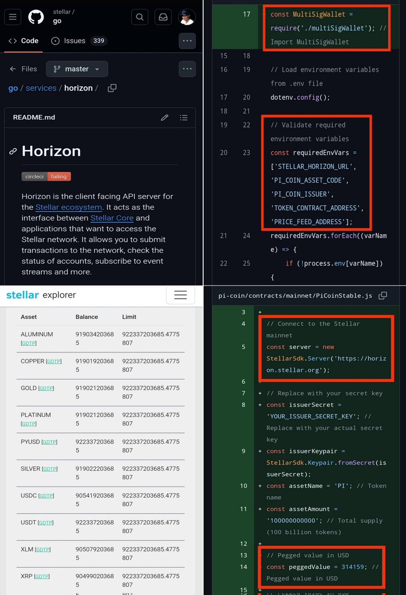 𝟭 𝗣𝗶 = 𝟯𝟭𝟰𝟭𝟱𝟵 𝗨𝗦𝗗 = 𝗦𝘁𝗮𝗯𝗹𝗲𝗰𝗼𝗶𝗻 = 𝗚𝗹𝗼𝗯𝗮𝗹 𝗖𝘂𝗿𝗿𝗲𝗻𝗰𝘆

In Horizon (Stellar Mainnet Environment),you can see the direct connection between Pi Network and Stellar.Through Horizon also,various global assets that will become Pi's reserve assets will be