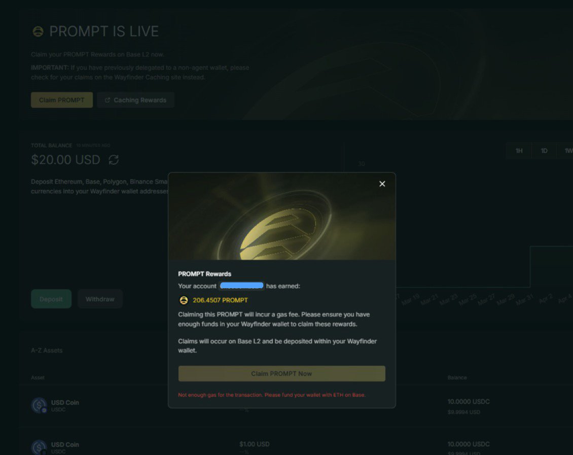 FadingCons's tweet image. wayfinder $PROMPT 空投索賠已生效

得到了不錯的分配，正在耐心等待第二階段。

在此檢查您的，如果您已緩存：
cache.wayflnder.io/claim-prompt