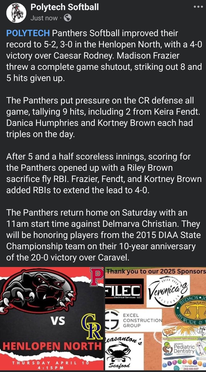 POLYTECH Softball (@polytechsb) on Twitter photo 