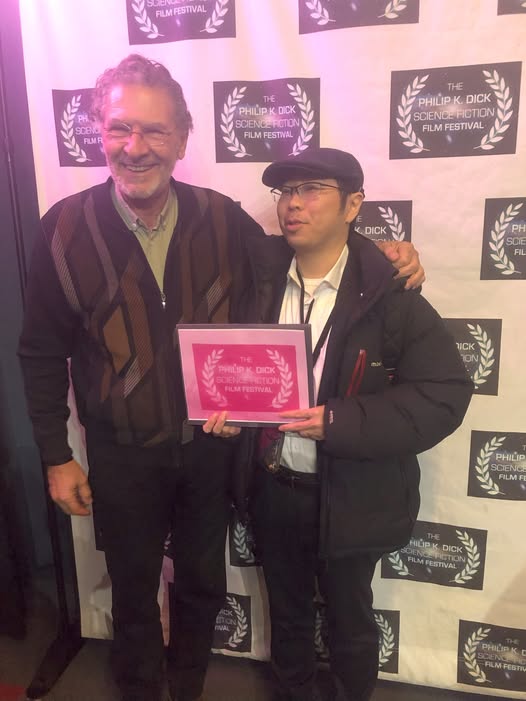 From left, Lead actor Henri Cohen  (REBECCA) and Director Ryo Nakajima ( WHO SAID DEATH IS BEAUTIFUL