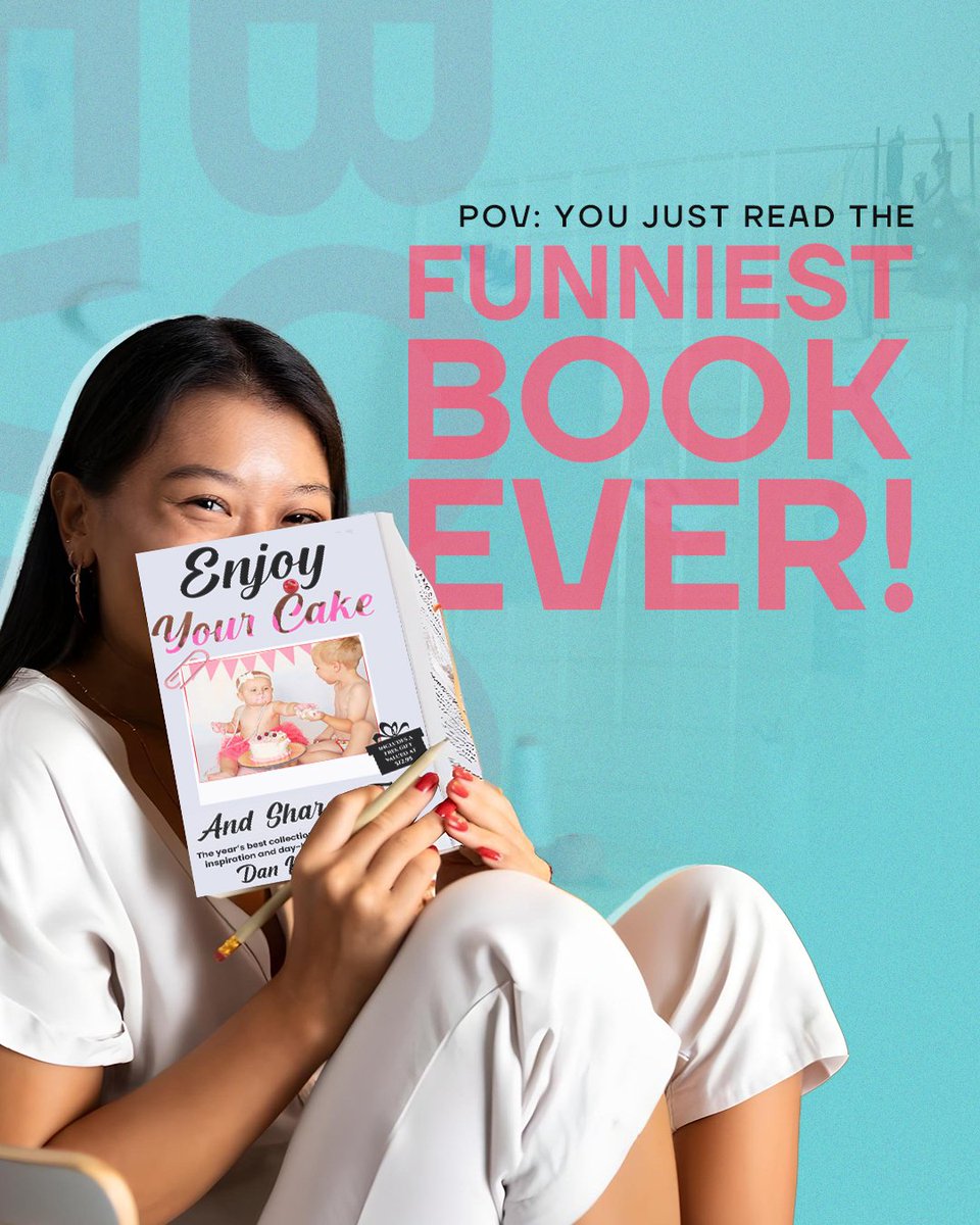 Tears in your eyes. Abs hurting. Trying to explain the joke but laughing too hard. If this isn’t you after reading ‘Enjoy Your Cake &amp; Share It Too’ , are you even reading it right?

Brace yourself for belly laughs: a.co/d/1G25ji8

#BookTok #WritersCommunity #DanKlusmann