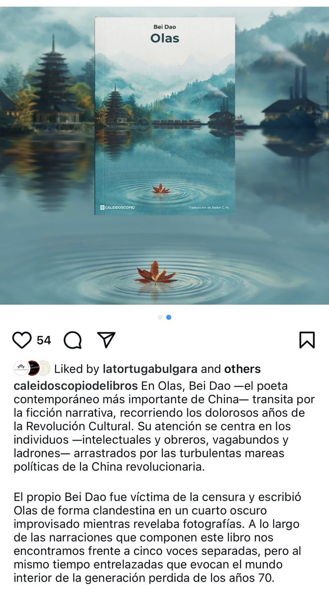 francescpassani's tweet photo. Si estáis interesados en la literatura del extremo oriente, aquí tenéis esta novedad editorial de @caleidoscopioEd. https://t.co/MJudpgagsP