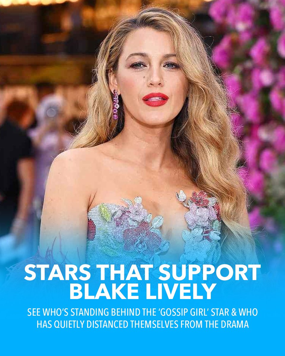 zackpeter's tweet photo. What stars have shown support for Blake Lively amid the Justin Baldoni legal saga 🤔 Let’s review 🧵 https://t.co/dt98p3Tbzi