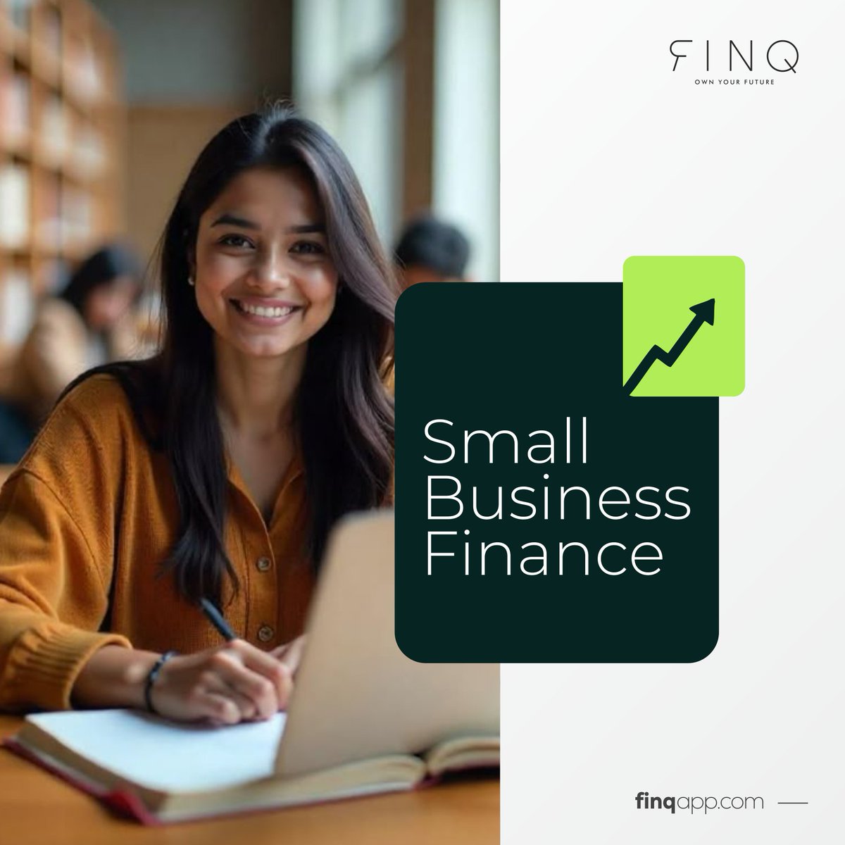 FinqTech's tweet image. Small biz owners: Control your cash flow, track expenses &amp;amp; plan smarter with FINQ. 💡
#SmallBusinessFinance #FINQApp