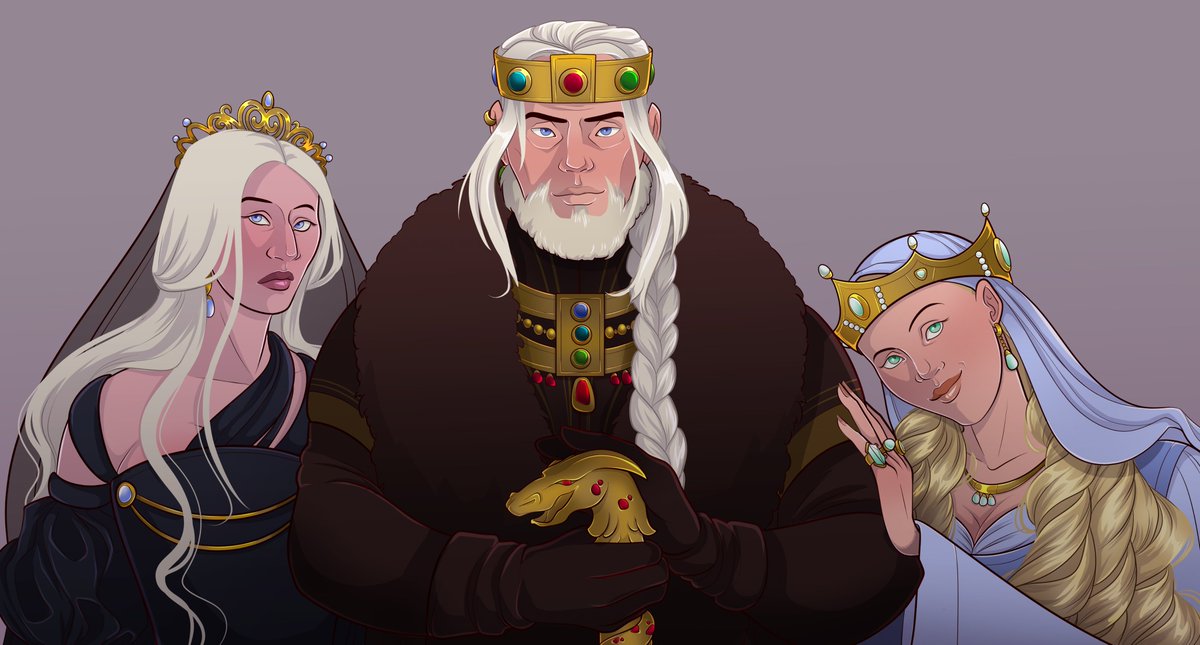 mrm215555's tweet image. "She is Rhaenys and I am Visenya. I have never thought otherwise.” - Rhaena, Jaehaerys & Alysanne