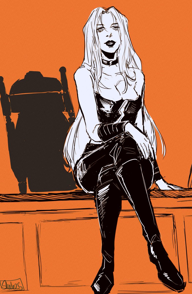 VERY quick doodle of Her
#DMC #DevilMayCry #Trish #fanart #sketch