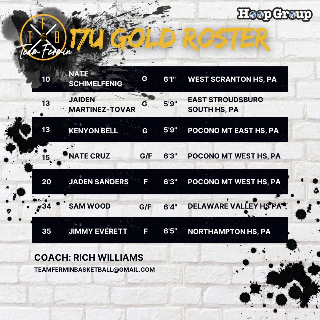 Team Fermin Basketball (@teamfermin) on Twitter photo 🚨 College Coaches 🚨 Catch our 17 <a href="/HoopGroupAL/">Hoop Group Academic League (HGAL)</a> team & 17 Gold squad at Pitt Jam Fest this weekend! #FERMFAM ⬛️🟨 🚨 College Coaches 🚨 Catch our 17 <a href="/HoopGroupAL/">Hoop Group Academic League (HGAL)</a> team & 17 Gold squad at Pitt Jam Fest this weekend! #FERMFAM ⬛️🟨
