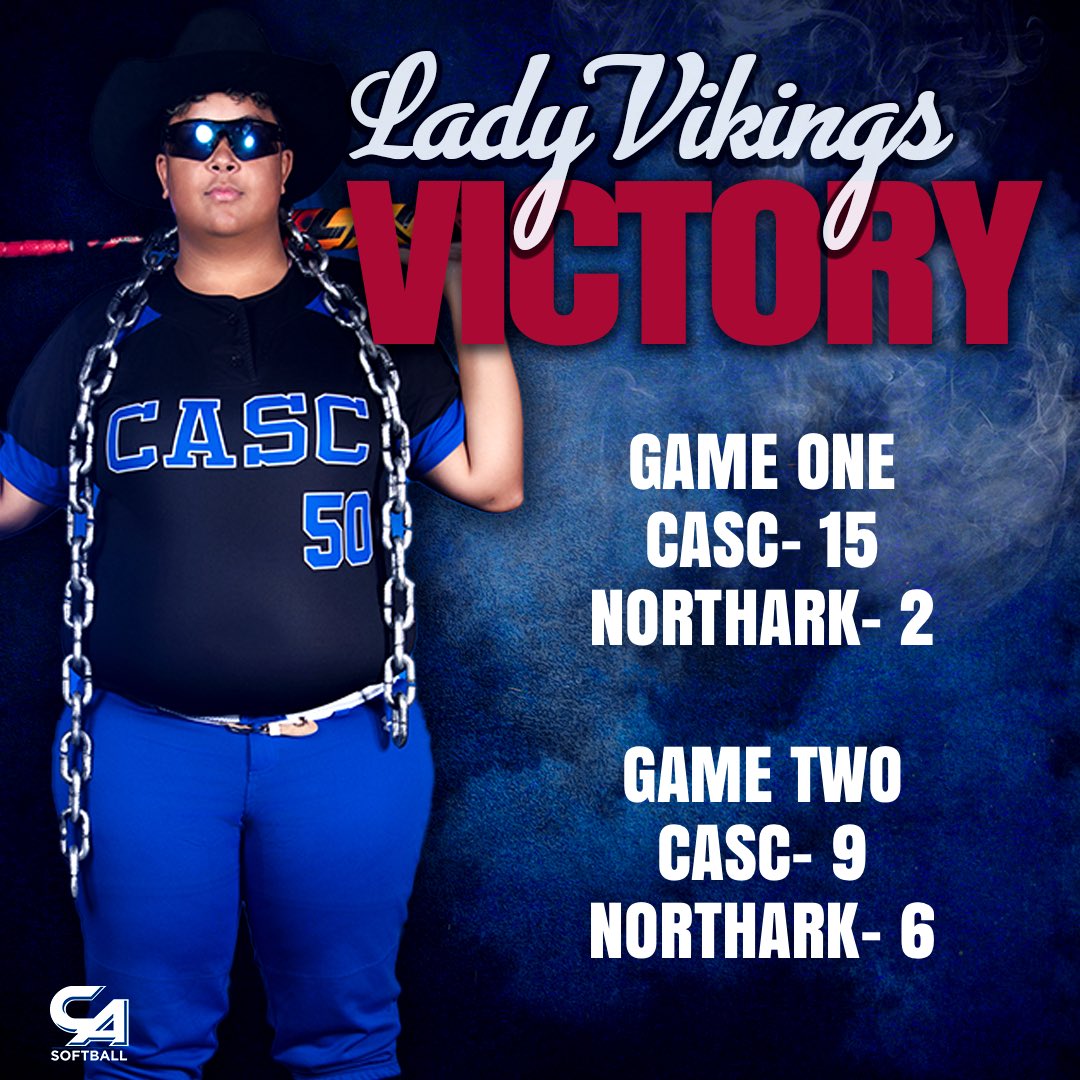The Lady Vikings swept the day with two conference wins! 🧹💯

Next double header is at National Park College on Saturday at 1:00 and 3:00!