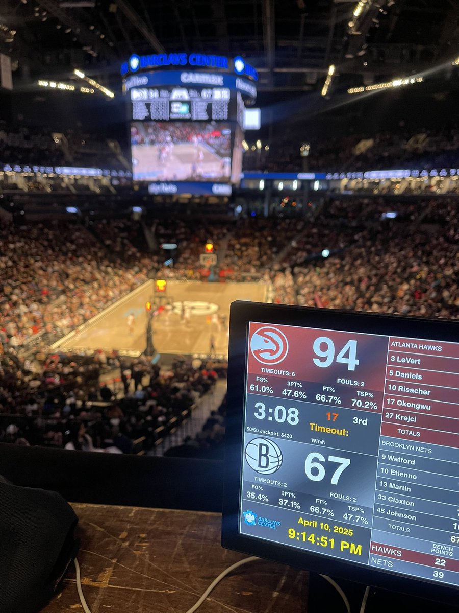 summarshine's tweet photo. Nets vs Hawks 3rd Quarter Update: 94-67
#Hawks #RutoMustGo #NetsWorld https://t.co/2pQnJzd0nh