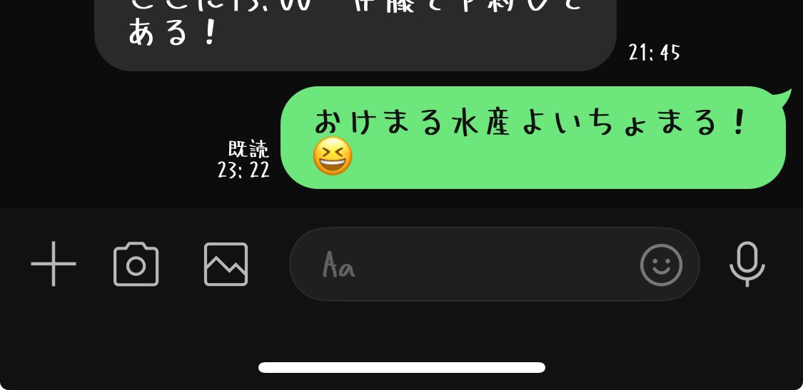 既読ついてるのに返事来んなぁ…
乗っ取られてたことにするかなぁ…