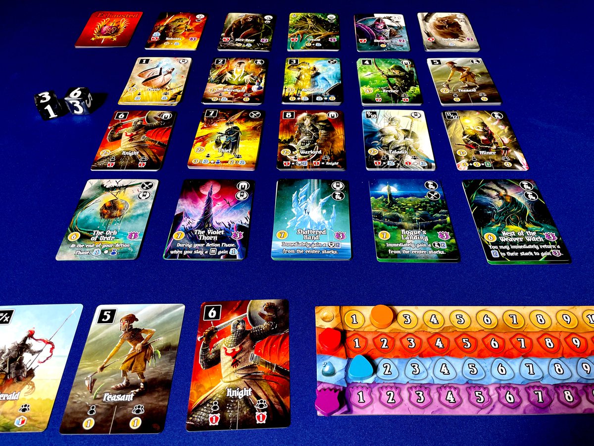 Nothing like getting Valeria Card Kingdoms set up and ready to play! 🤩
