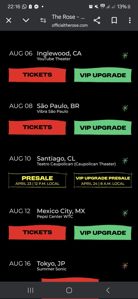 _naatynunes's tweet photo. @TheRose_0803 Data extra não vai ter pq é 1 dia entre um país e outro, mas gente mudem esse espaço https://t.co/9W466s6yn9