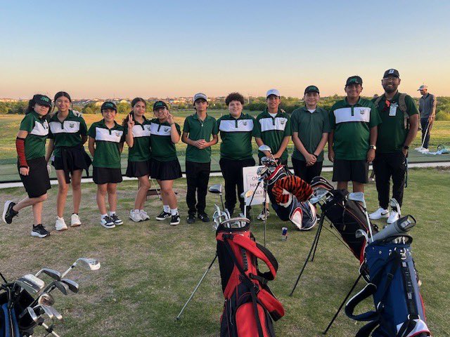 CoachSifuentes1's tweet photo. What a great season we had! Super proud of these student athletes for finishing strong and having fun! I’m so grateful to have been your golf coach! Go Jags! @JordanNISD https://t.co/3RLl06QTc5