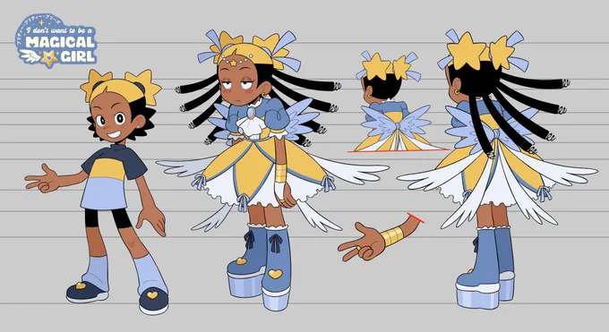 Aika + Magical Girl Form Turnaround  