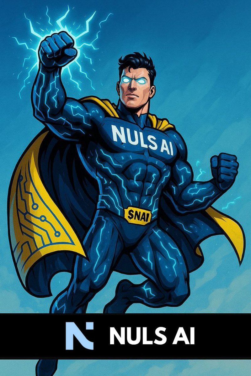 Nuls's tweet photo. Faster than legacy chains, smarter than basic AI... It’s not just another chain. Not just another token. It’s #NULSAI! 🦸‍♂️

Powered by blockchain. Fueled by real intelligence. With $NAI, builders rise, limit fall.  

Decentralized. Intelligent. Legendary. 
https://t.co/3fyeOIiOE4 https://t.co/MtodaHUlXO