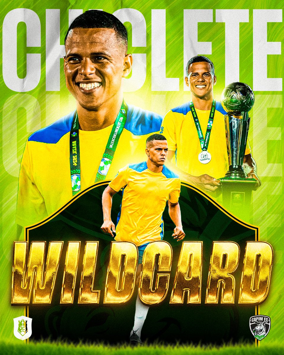 Chiclete é o nosso novo wildcard para a disputa da Kings League Brazil! 

Multi-campeão no Fut7, ele chega como o 4º wildcard do elenco para somar sua experiência e qualidade ao time, reforçando nossa equipe para o restante da competição.