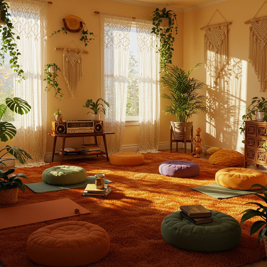 MindFlowTerra's tweet photo. 🧘♀️ #TBT to when mindfulness meant sitting cross-legged on shag carpets, finding peace without screens! The tools may have evolved, but the essence remains: breath, presence, connection ✨ #MindFlow #RetroWellness https://t.co/crszXTOxPY