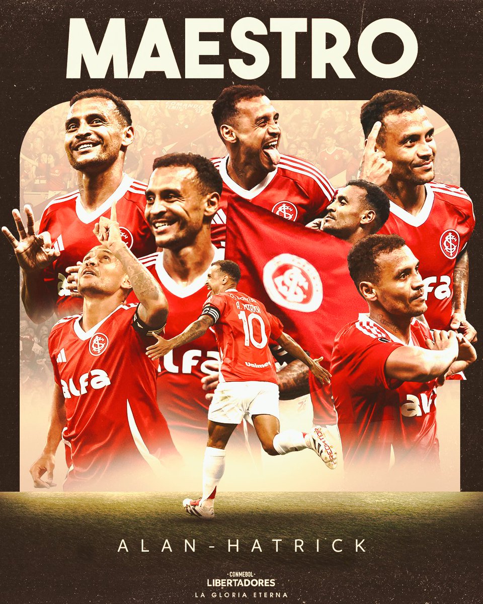 Libertadores's tweet photo. ❤️🇧🇷 Alan HATRICK

🏆 CONMEBOL #Libertadores | #GloriaEterna https://t.co/TpbPFjmwz6
