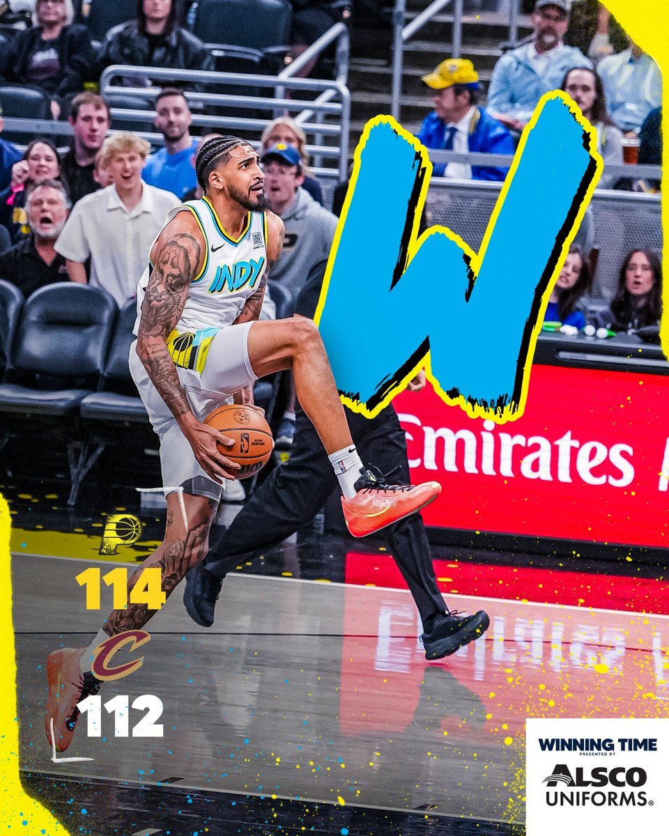 homecourt is ours 😈

#PacersWin