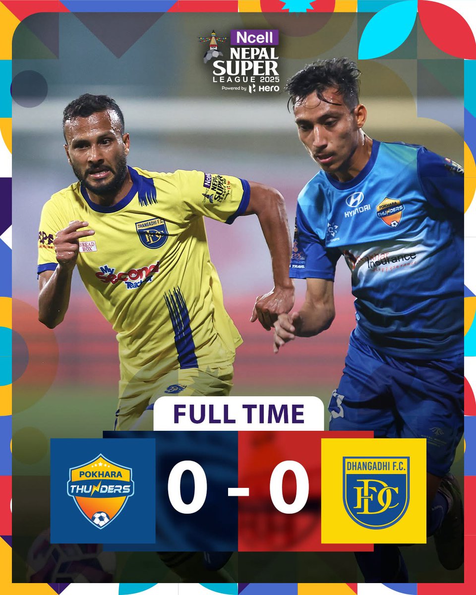 npkorneev's tweet photo. -NSL 2025 Match 12: Pokhara Thunders 0-0 Dhangadhi
-4-1-4-1 vs 3-1-4-2 IP/5-1-2-1-1 OOP
-Suraj Thakuri (#23) vs Bibek Poudel (#41)

#NSL2025 #NepalSuperLeague #NepalFootball https://t.co/Ge0z4OeU85