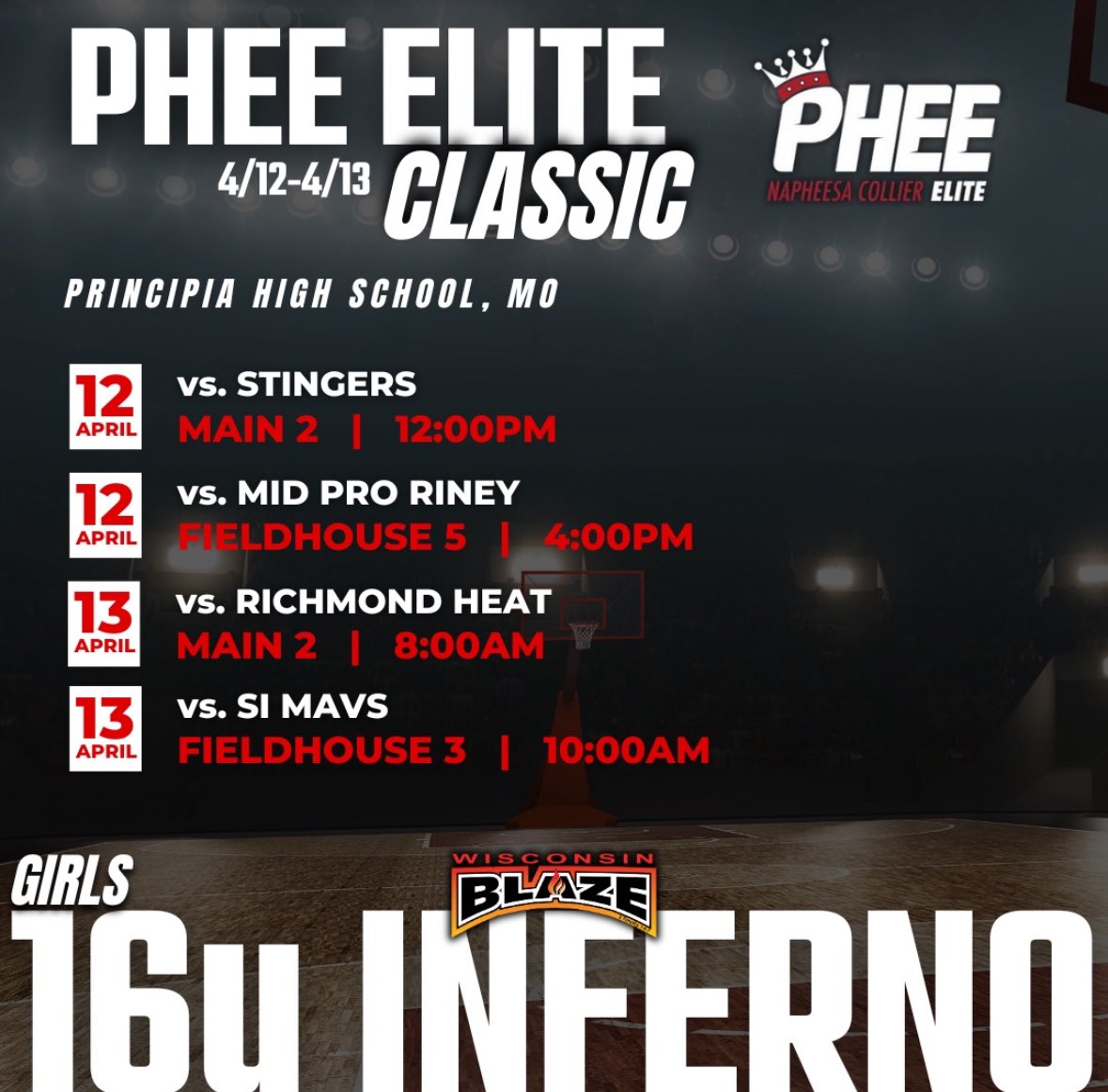 Madelyn Springer (@madi_springer25) on Twitter photo Excited for my first tournament this weekend with my <a href="/WIBlazeInferno/">WI Blaze Inferno Girls</a> team! <a href="/LisaMVanWyk/">Lisa Van Wyk</a> <a href="/WisconsinBlaze/">Wisconsin Blaze Girls Basketball</a> Excited for my first tournament this weekend with my <a href="/WIBlazeInferno/">WI Blaze Inferno Girls</a> team! <a href="/LisaMVanWyk/">Lisa Van Wyk</a> <a href="/WisconsinBlaze/">Wisconsin Blaze Girls Basketball</a>
