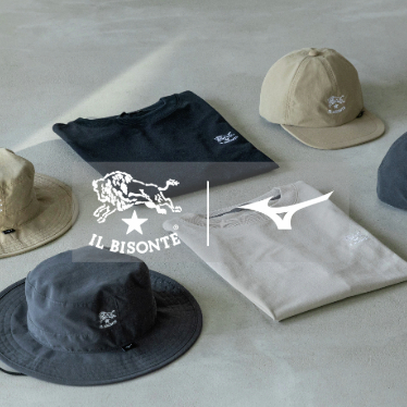 IL BISONTE ×Mizuno ゴアテックス　キャップ IL BISONTE】GORE-TEXキャップ(ゴアテックス／防水)|B2JWCS51|Go