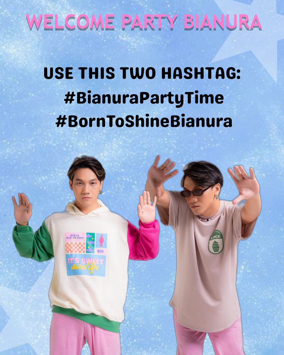 svndaehh's tweet photo. Hi semua kita ada hashtag buat acara Bianura besok nih, jangan lupa gunakan hashtag #BianuraPartyTime dan #BornToShineBianura untuk memposting acara Bianura besok di media sosial

#BIANURA https://t.co/DCqmIQdcz3
