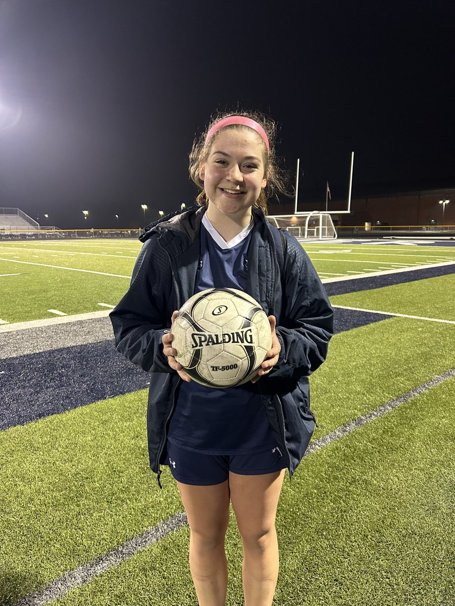 Saints Girl of the Game: Brooke Emerson! Way to play tough D back there 💪🏼⚽️🩶💙