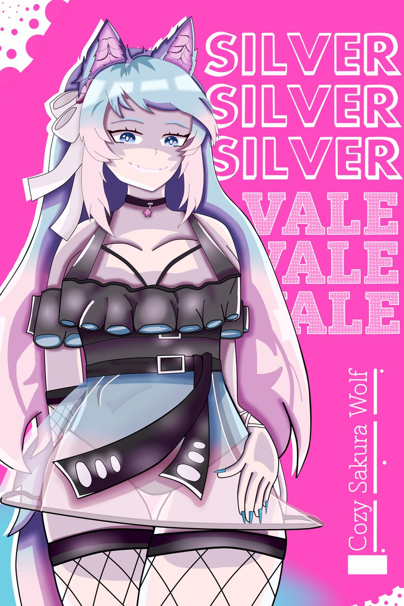 fanart to silvervale🎨
#DoodleVale 
🌸💙