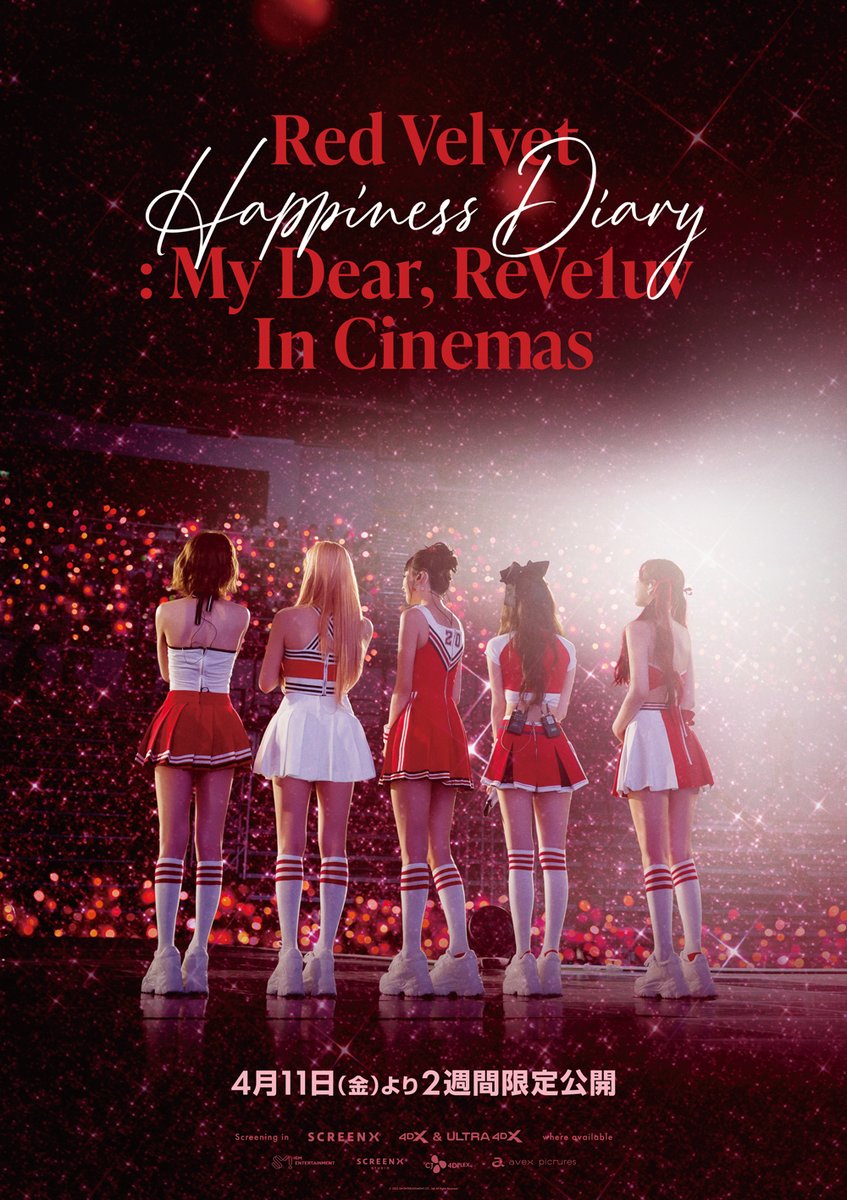 Kkorepo's tweet photo. Red Velve『Red Velvet Happiness Diary : My Dear, ReVe1uv In Cinemas』メンバーから公開を祝うコメント動画到着!!「私たちにとって、とても大切な映画」
#RedVelve
🔗https://t.co/bw4Ky7Xhnq https://t.co/5rEtXDdjKq