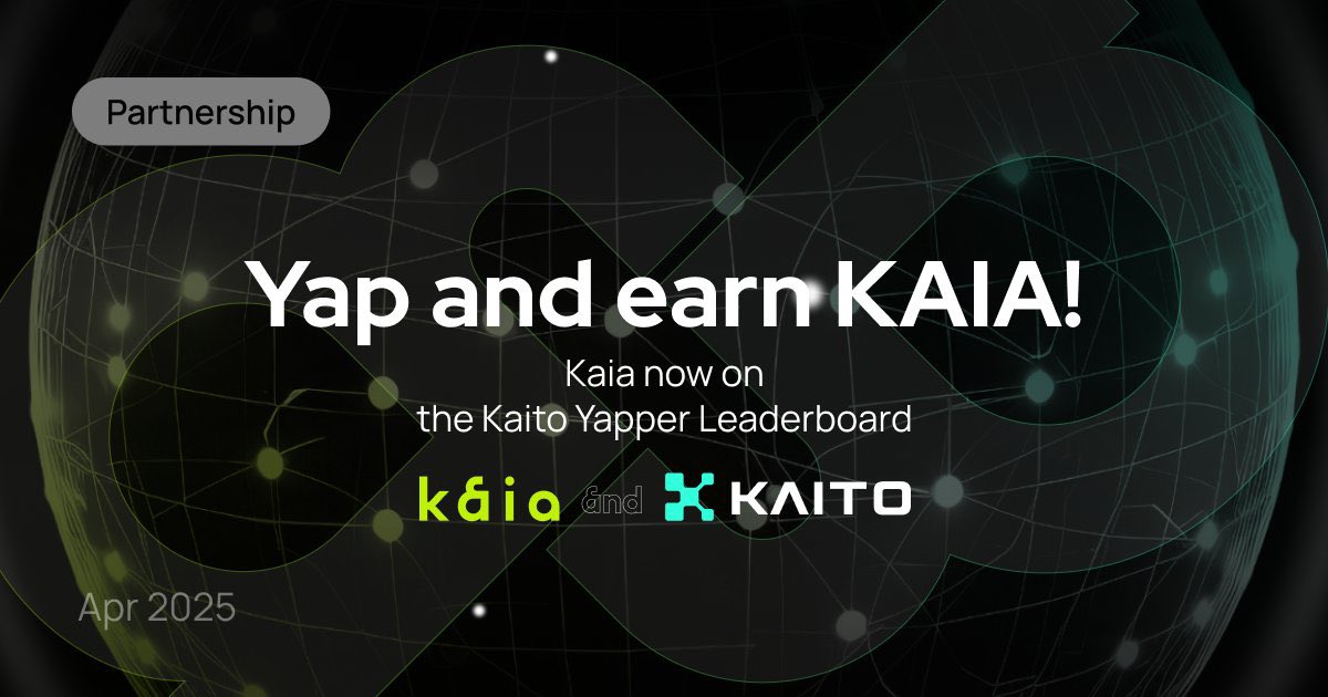 Utpalrabhaaa's tweet photo. Kaia’s $100K campaign kicks off with Phase 1!
$40,000 in $KAIA rewards are up for grabs right now.
Want in? Start yapping.
The more noise you make, the closer you get to that $100K prize pool.
Let’s go.
#KAIA #StartYapping https://t.co/HhspF3emqH