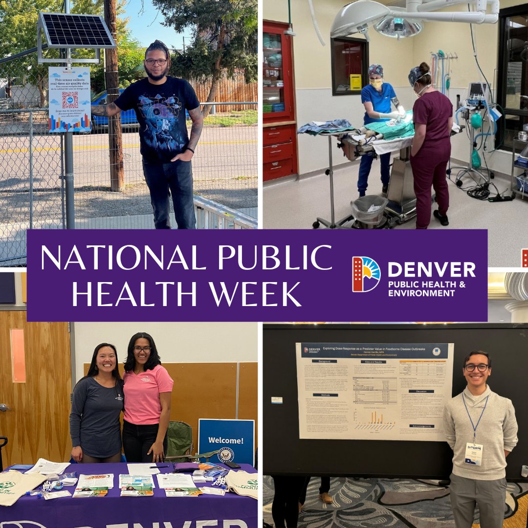This #NationalPublicHealthWeek we reminder our Denver community: public health SAVES LIVES! We thank our staff for the expertise, passion, and diligence they bring to their work every. single. day.♥️#PublicHealth #NPHW #Denver #HealthEquity #PublicHealthWeek <a href="/PublicHealth/">APHA</a> <a href="/NPHW/">National Public Health Week</a>